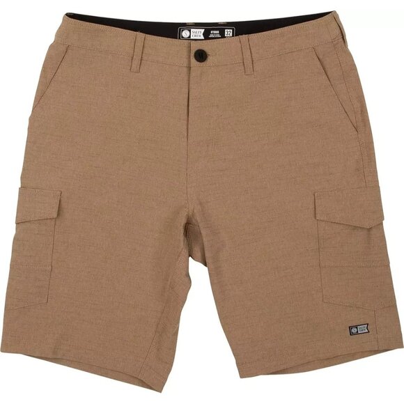 Salty Crew Drifter 2 Hybrid Walkshort Shorts Mens Size 34 Khaki Casual Summer - Picture 1 of 4
